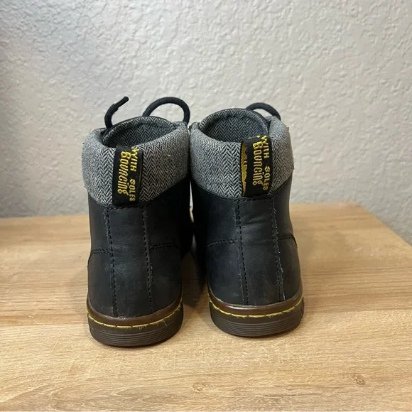 Dr. Martens Black Maelly Moto High Top Grunge Ankle Boots Bootie Sz US 6 - Picture 3 of 5